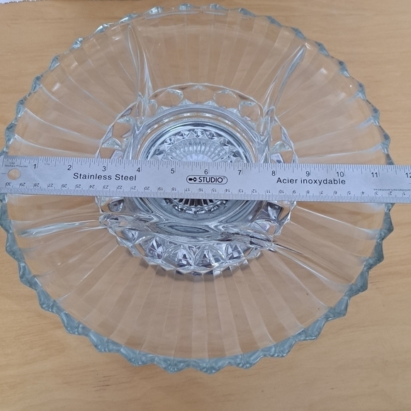 Kromex glass vintage Lazy Suzan appetizer tray serving tray platter made  in USA - Picture 11 of 12